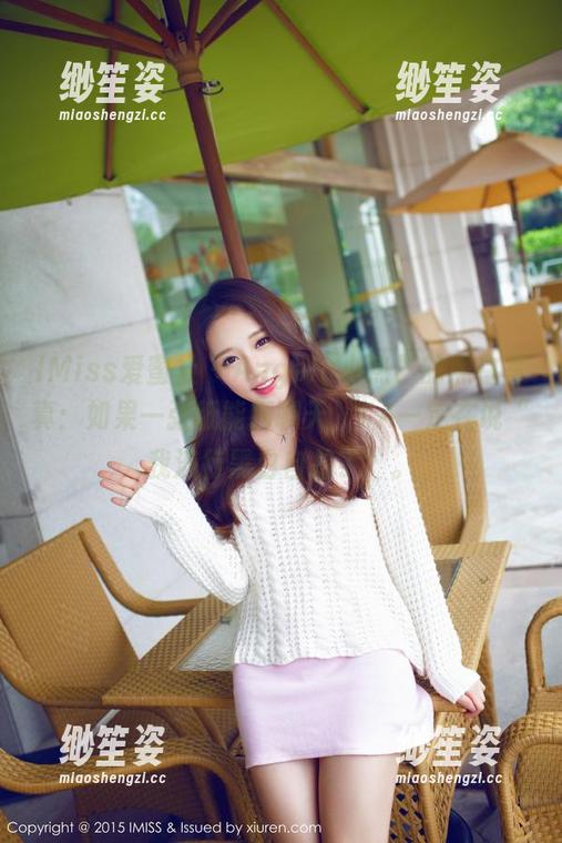 IMiss爱蜜社-Angela小热巴 IMiss爱蜜社 - Angela小热巴的黑白写真:如果一张纸能聊聊天,TA一定在说“我流行黑白自拍了”。