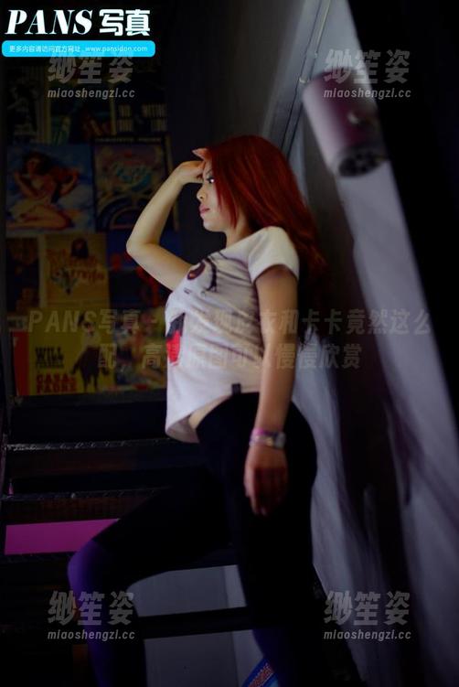 PANS写真-卡卡 PANS写真 - 我发现皮衣和卡卡竟然这么配,高清原图可以慢慢欣赏