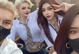 微密圈 – 看！希希Gina的万圣节：这是我第一次被南瓜驯服，图片来嗨了！